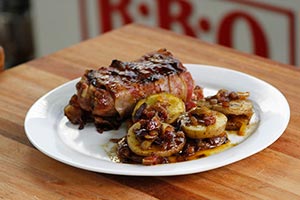 "Quibe” com Cebola caramelizada de Bacon do Albervan do Albervan