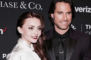 Angelique Boyer e Sebástian Rulli juntos em evento em Nova Iorque