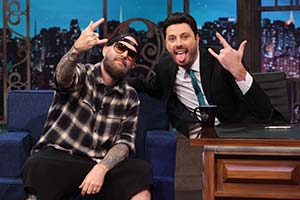 Danilo Gentili recebe Fred Durst nesta quarta