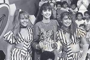 Temos fotos do dia em que a Lucero veio ao Programa Bozo, em 1985!