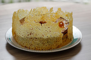 Torta de Liquidificador: Torta de espinafre com presunto parma e brie da Noemy
