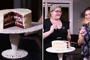 Carol Fiorentino e Vivian ensinam a fazer o Bolo Red Velvet