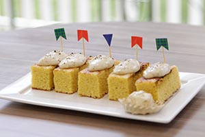 Bolo de Fubá reinventado: Bolo de Fubá e Gengibre do Tiago