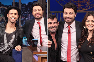 Ivo Mozart e Power Couple são os convidados do The Noite desta segunda