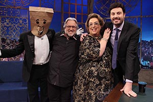 Danilo Gentili recebe Mamma Bruschetta, Leão Lobo e o Homem do Saco nesta quinta
