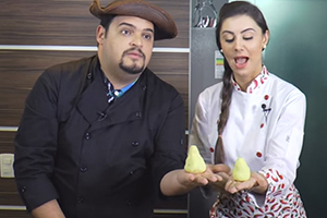 Coxinha fit? Matheus Ceará e Dani Iafelix dão a receita