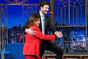 Roberta Miranda dança tango com Danilo no The Noite