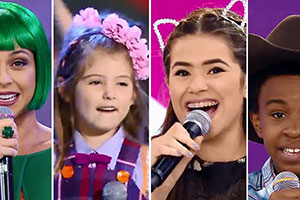 Elenco mirim de "Carinha de Anjo" participa do Teleton