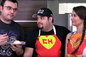 Matheus Ceará e Dani Iafelix ensinam receita de pudim de leite fit delicioso