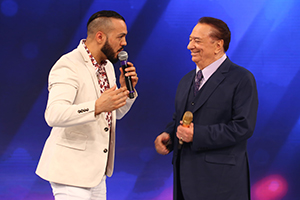 Belo é o convidado do Programa Raul Gil deste sábado