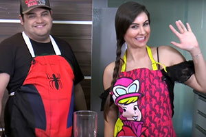 Matheus Ceará e Dani Iafelix ensinam a fazer Torta de Frango Fit! 