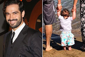 Ex-RBD Alfonso Herrera posta fotos fofas do filho 