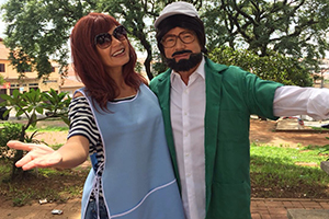Eliana e Roberto Leal viram feirantes no programa deste domingo 