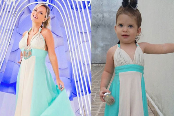 Pequena fã faz sucesso imitando looks da Eliana