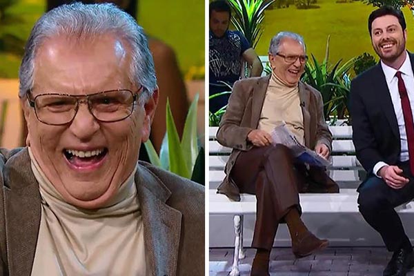 Em homenagem do The Noite, Carlos Alberto conta como foi a sua vinda para o SBT em 1987