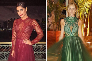 Famosas usam looks de tirar o fôlego na festa de Maisa Silva