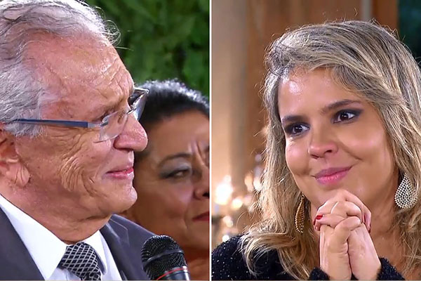 Carlos Alberto De Nóbrega se emociona e fala sobre casamento com a namorada