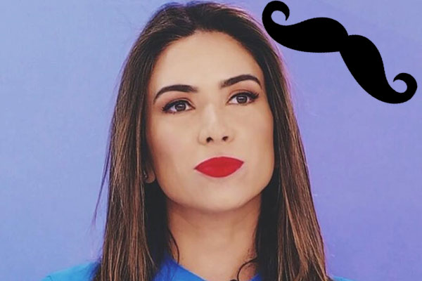 Patricia Abravanel aparece de bigodão e deixa fãs curiosos