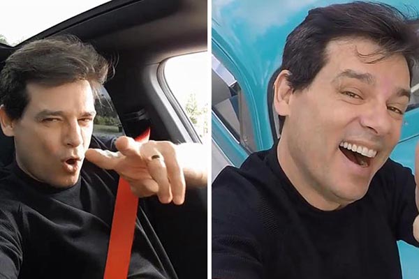Celso Portiolli mostra seu carrão comprado com os lucros do YouTube