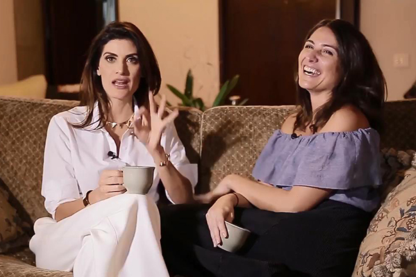 Isabella e Carol Fiorentino contam segredos de família para internautas