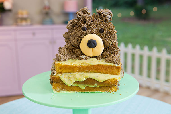 Bolo Animal: Bolo de urso do Flávio