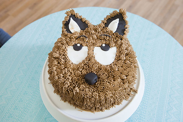 Bolo Animal: Bolo de raposa da Monique