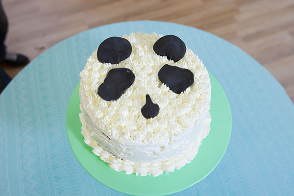 Bolo Animal: Bolo de panda do Douglas