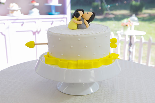 Bolo de noivado do Dário