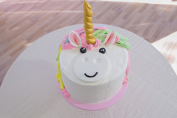 Bolo de unicórnio da Johanna