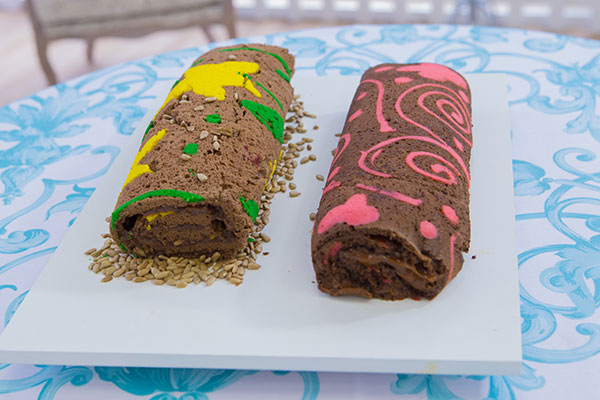 Rocamboles estampados da Dona Iaiá