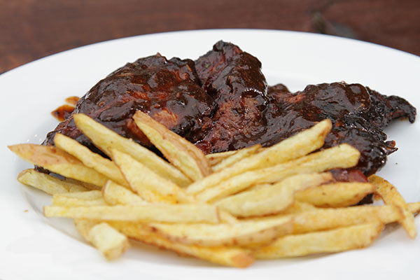 Copa lombo ao molho barbecue e shoyu do Carlos