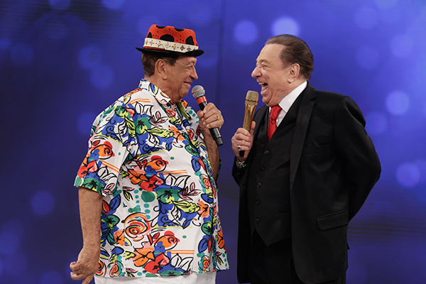 Raul Gil recebe Saulo Laranjeira e Genival Lacerda no Jogo do Banquinho especial humoristas