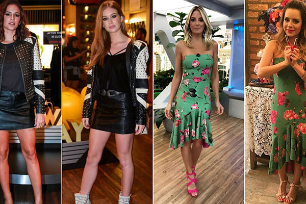 Sandy e Marina Ruy Barbosa estão no Triturador das Celebridades! Escolha o melhor look