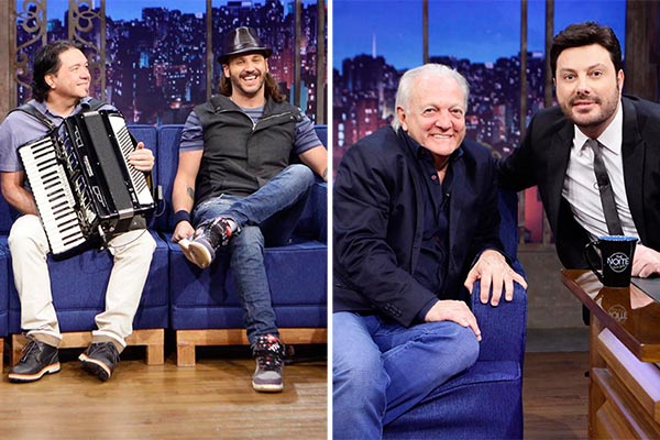Danilo Gentili entrevista Falamansa e Flávio Ricco no The Noite