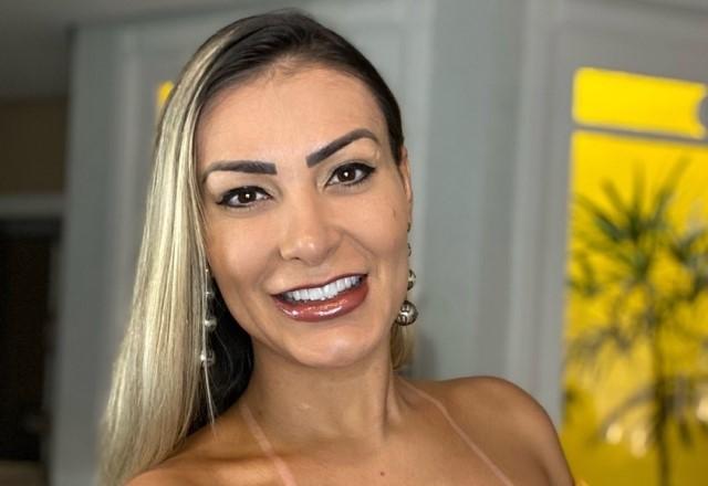 Andressa Urach em post do Instagram