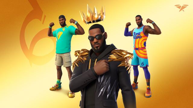 As três variantes de LeBron James dentro do Fortnite