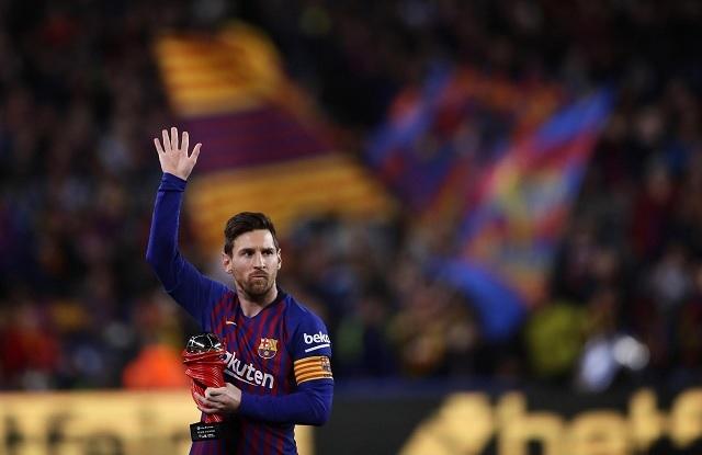 Messi em ação pelo Barcelona