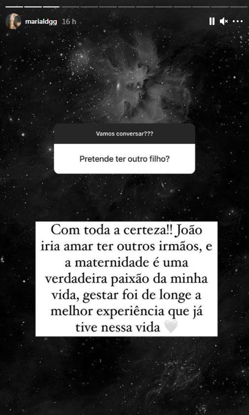 Stories de Maria Lina