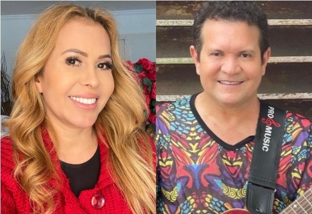 Joelma à esquerda e Ximbinha à direita