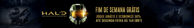 Imagem promocional do fim de semana gratuito da franquia Halo