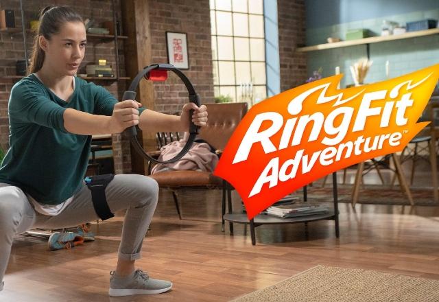 Imagem promocional de Ring Fit Adventure