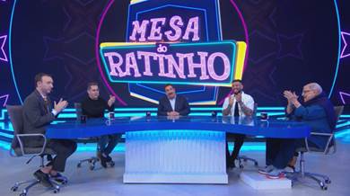 Participantes do Mesa do Ratinho durante o programa.