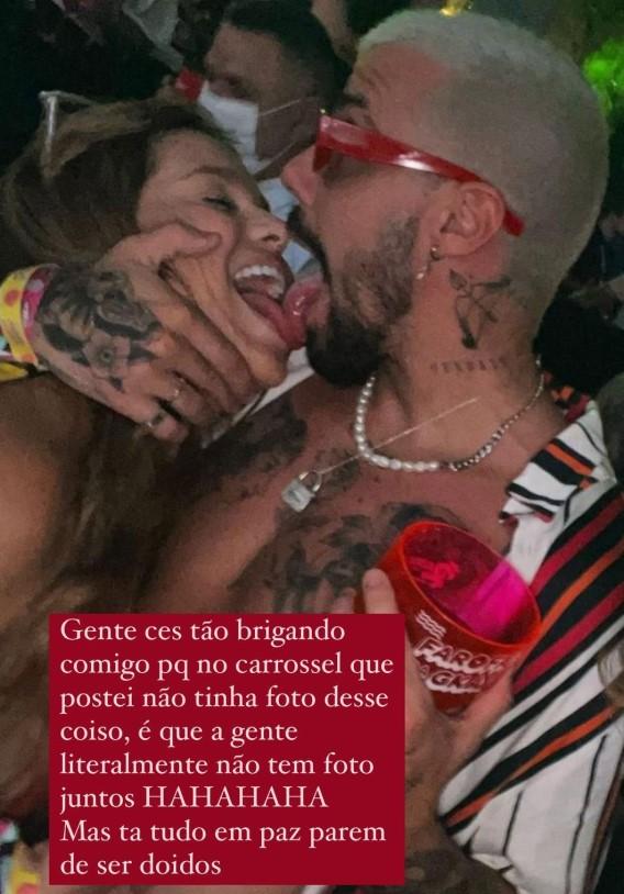 Viih Tube mostra beijão com Lipe Ribeiro nos stories