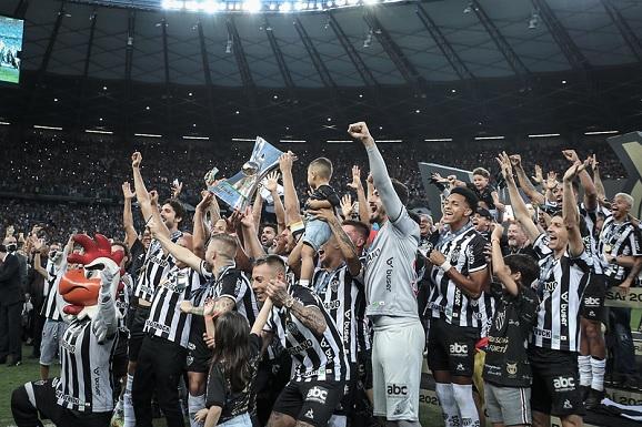 Comemoração do título do Atlético-MG
