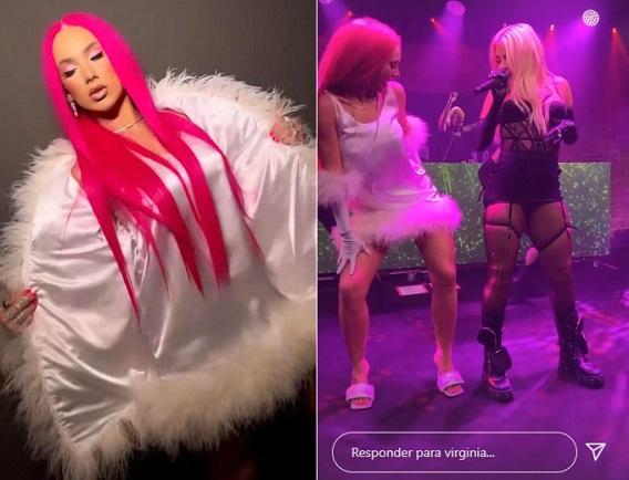 Virginia Fonseca mostra look ousado para festa de pijama