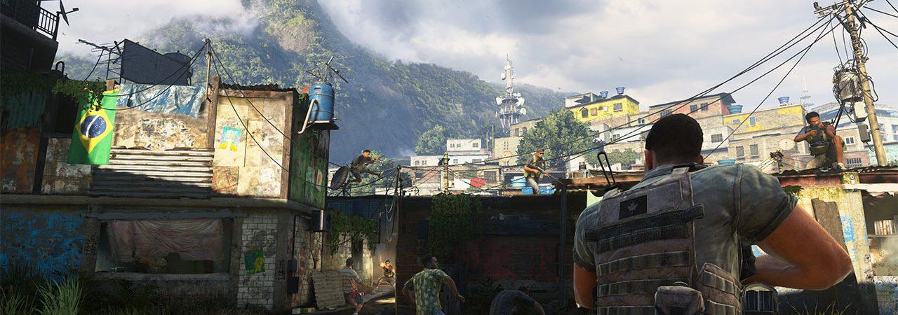 Imagem do mapa Favela, do modo Spec Ops de Modern Warfare 2, de 2009