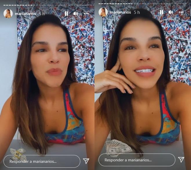 Mariana Rios fala através dos stories do Instagram