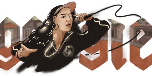 Rapper brasileira Dina Di é destaque no Google | Reprodução