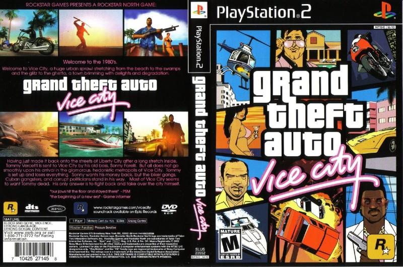 Em 2004 veio o GTA Vice City para PS2 no Japão