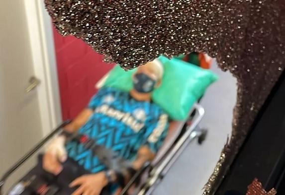 volante Villasanti teve traumatismo craniano e concussão cerebral